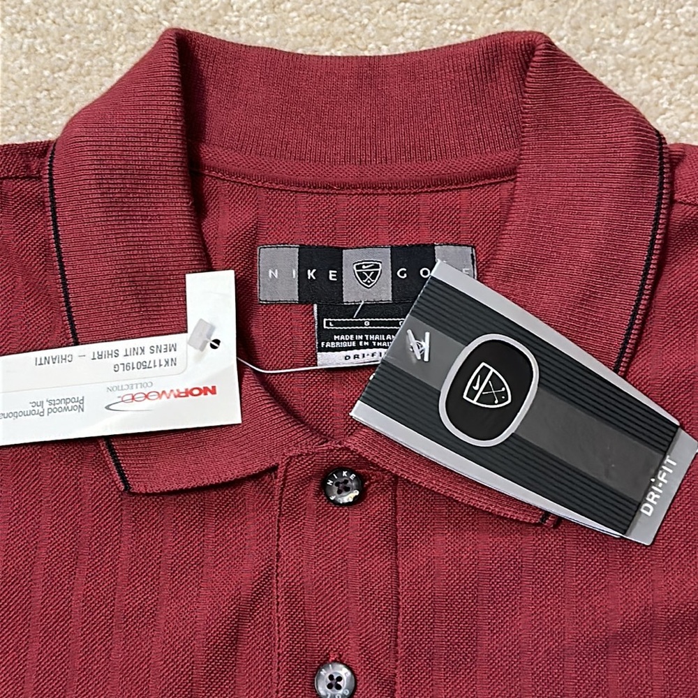 Nike Golf Polo Chianti size L